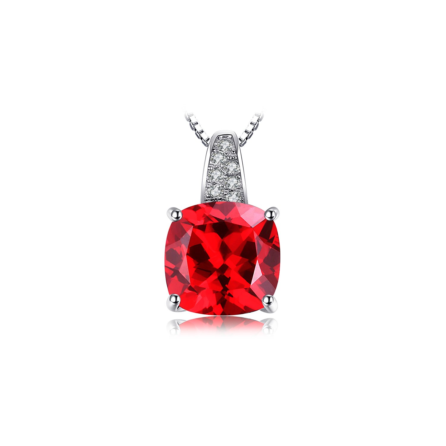 Colier din argint perfect ruby