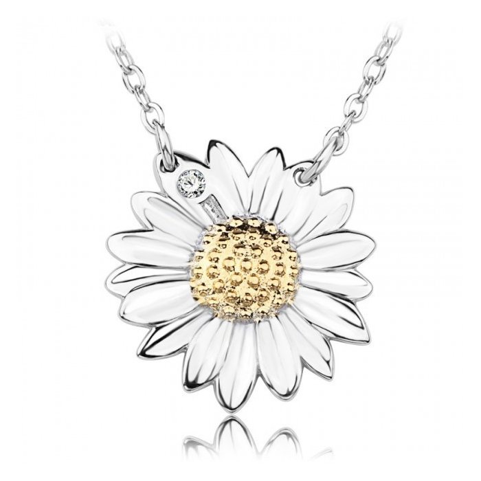 Colier din argint summer flower