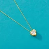 Colier din aur 14k Crystal Heart picture - 2