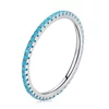 Inel din argint Blue Crystal Band picture - 1