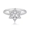Inel din argint Elegant Snowflake picture - 1