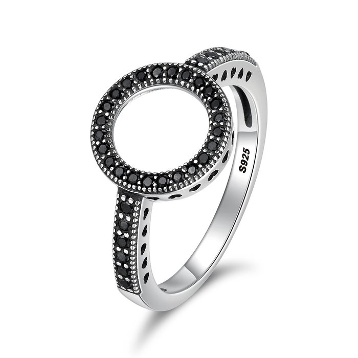Inel din argint forever yours black