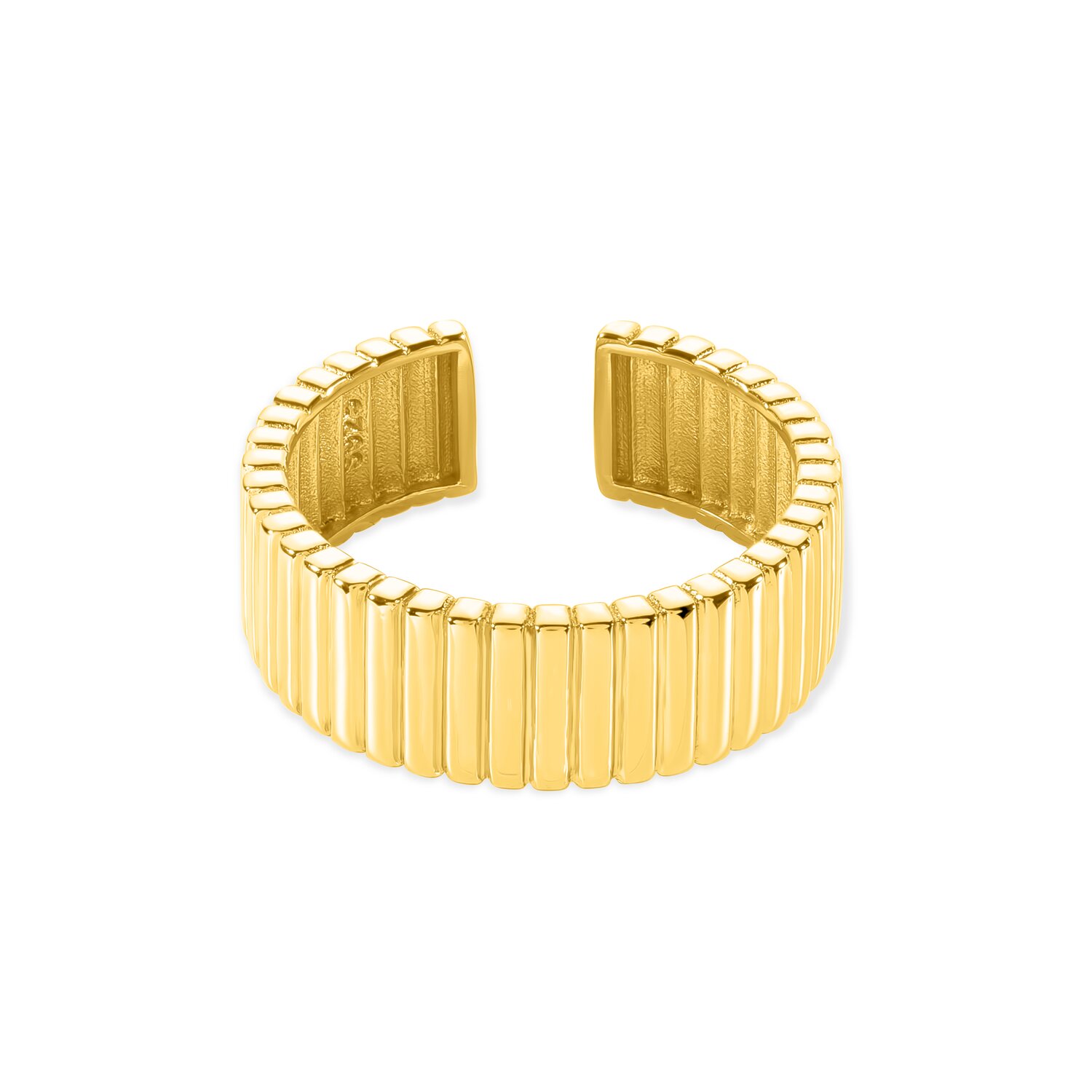 EdenBoutique Inel din argint Golden Minimalism Ring