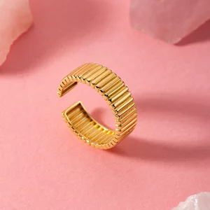 Inel din argint Golden Minimalism Ring