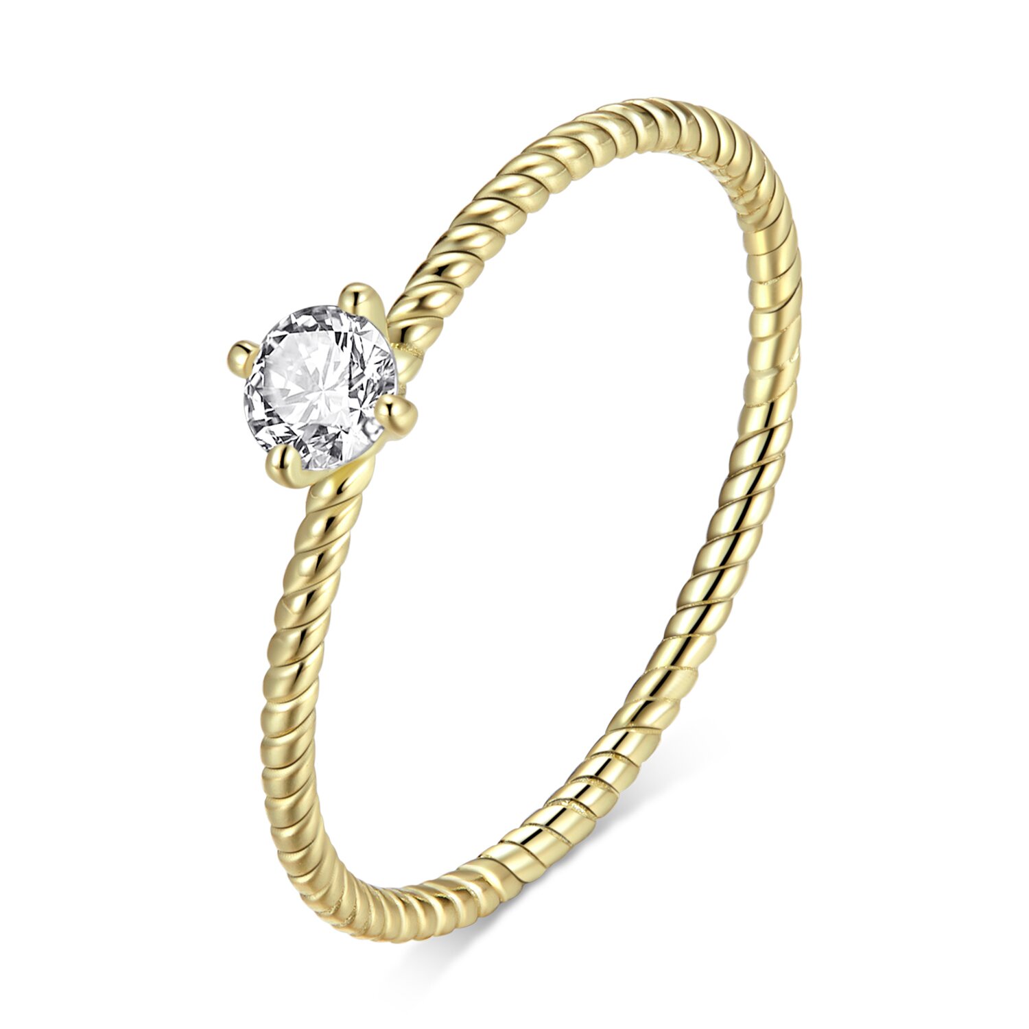 Inel din argint golden wedding ring
