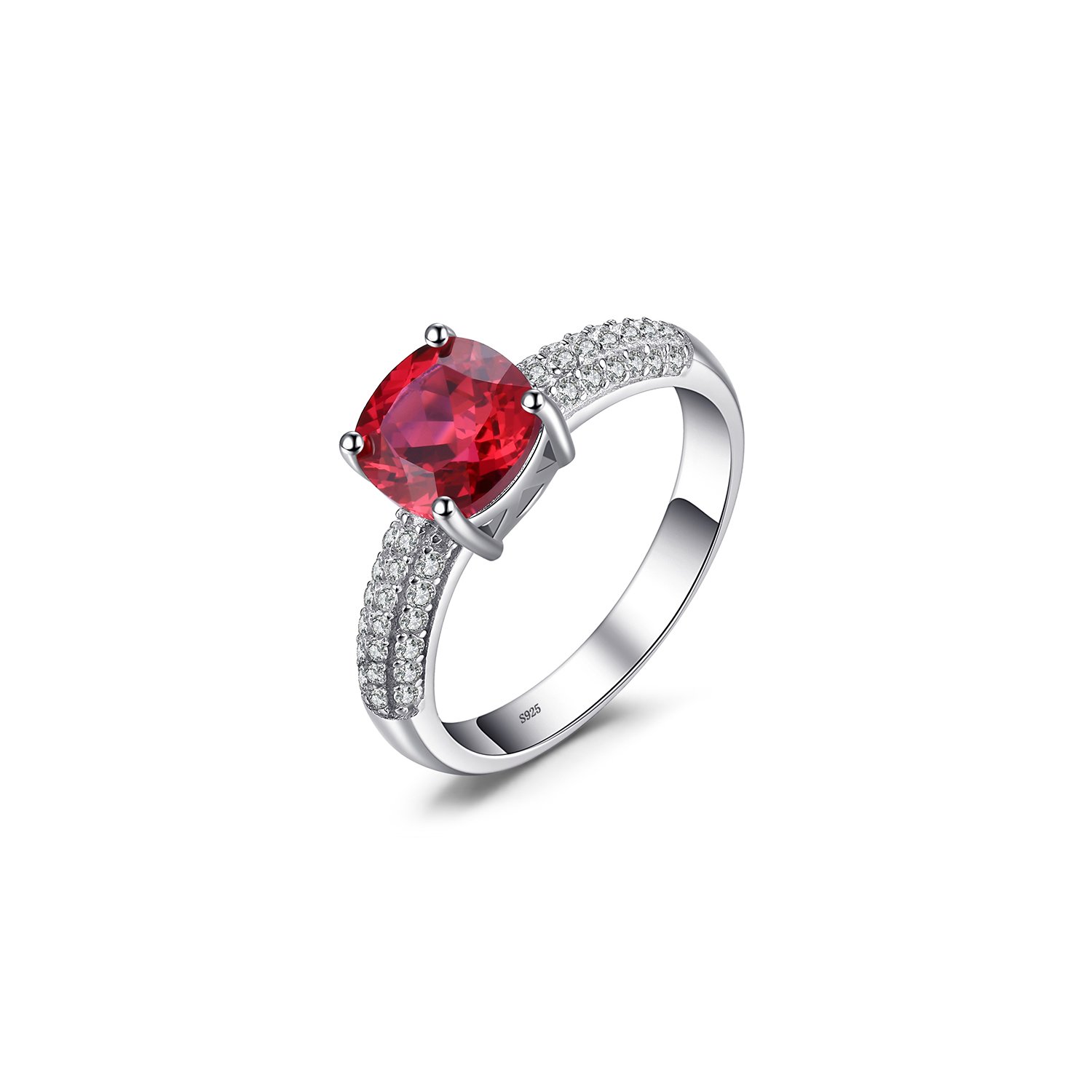 Inel din argint perfect ruby