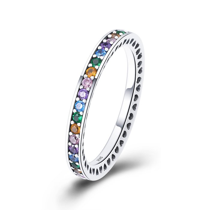 Inel din argint rainbow ring