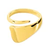 Inel din argint reglabil Golden Goddess picture - 1