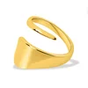 Inel din argint reglabil Golden Goddess picture - 3