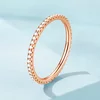 Inel din argint Rose Crystal Band picture - 1