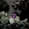 Inel din argint Rose Gold Splendid  Amethyst picture - 2