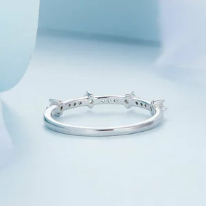 Inel din argint Small Crystal Band
