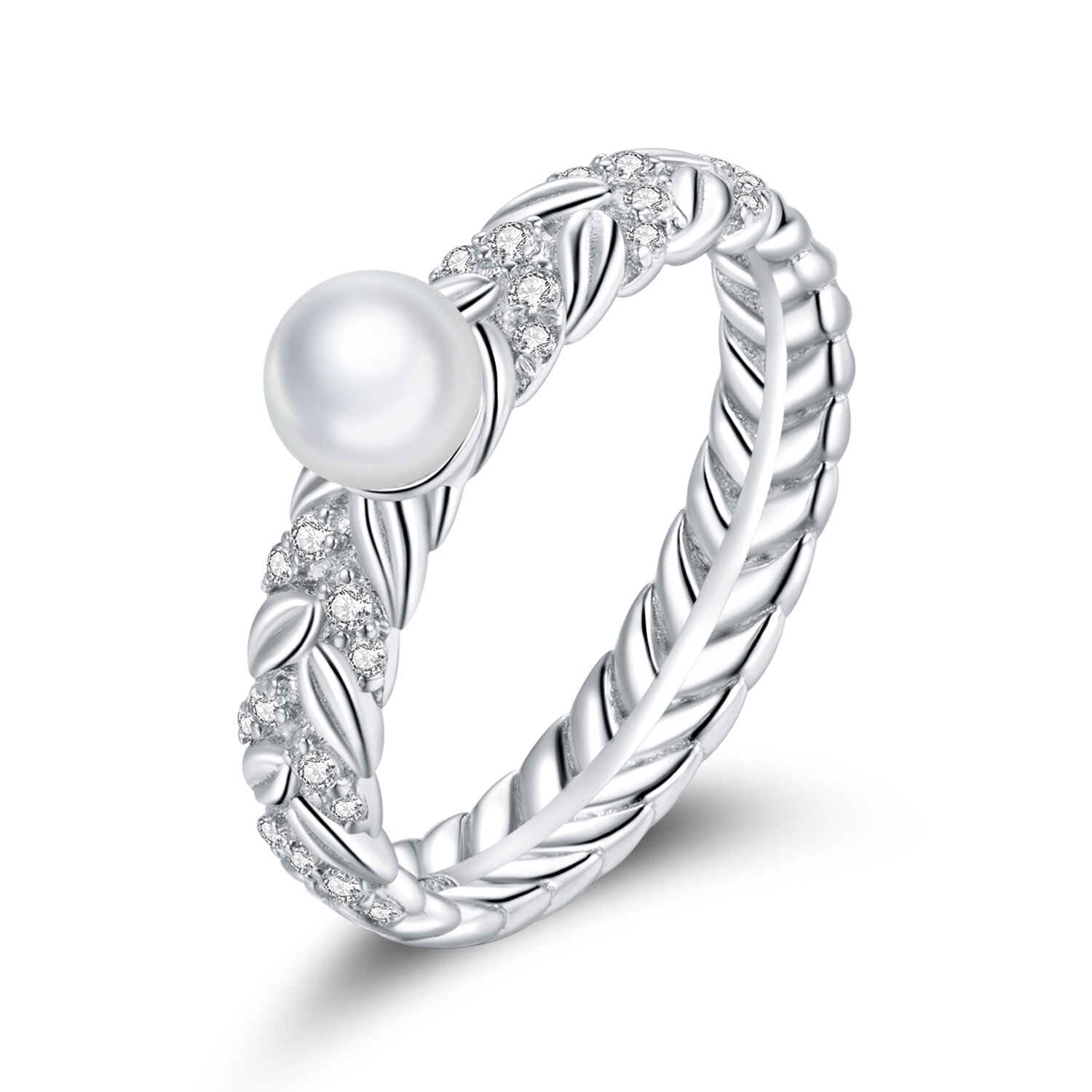 Inel din argint symbolic pearl
