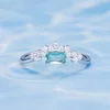 Inel din argint Turquoise Crystal Crown picture - 4