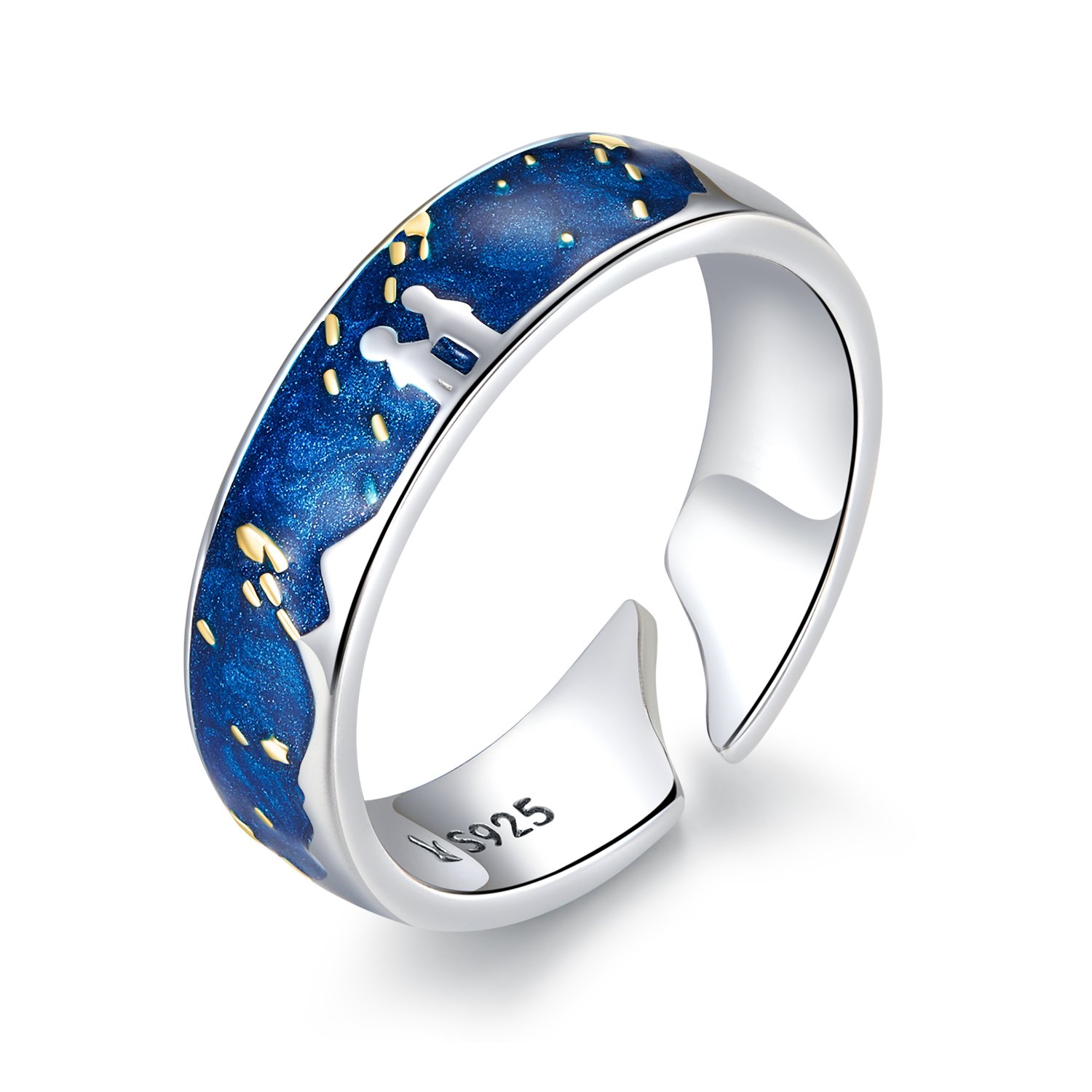 Edenboutique Inel din argint under blue sky