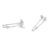 Cercei din argint Crystal Flowers picture - 4