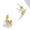Cercei din argint Golden Cactus picture - 4
