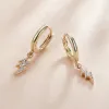 Cercei din argint Golden Sparkling Lightning picture - 2
