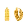 Cercei din argint Golden V Shape picture - 1