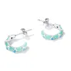 Cercei din argint Mint Hoops picture - 4