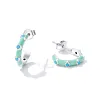 Cercei din argint Mint Hoops picture - 3