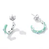 Cercei din argint Mint Hoops picture - 5