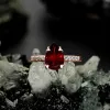 Inel din argint Rose Gold Drop Garnet picture - 2
