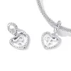 Talisman din argint Heart Letter F picture - 2