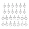 Talisman din argint Heart Letter H picture - 3