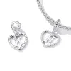 Talisman din argint Heart Letter H picture - 2