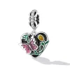 Talisman din argint Purple Butterfly picture - 2