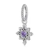 Talisman din argint Purple Love Stone picture - 1