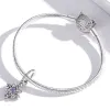 Talisman din argint Purple Love Stone picture - 3