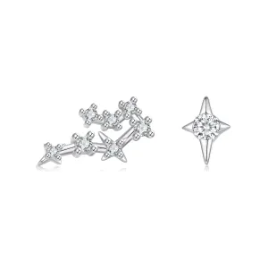 Cercei din argint Cancer Constellation