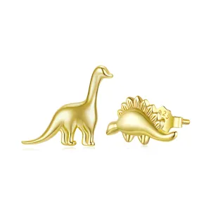 Cercei din argint Golden Dinos