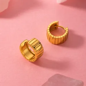 Cercei din argint Golden Minimalism Earrings