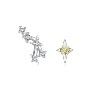 Cercei din argint Leo Constellation