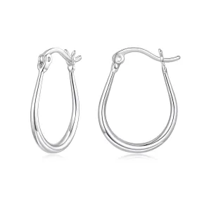 Cercei din argint Small Cha-Cha Hoops