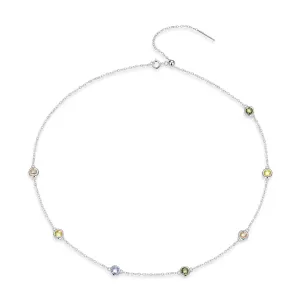 Colier din argint Crystal Chain