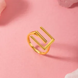 Inel din argint Eden Golden Ring