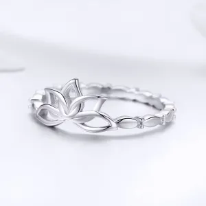 Inel din argint Infinite Lotus