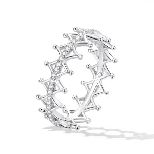 Inel din argint Lace Crown