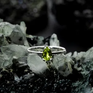 Inel din argint Silver Serene Bliss Peridot