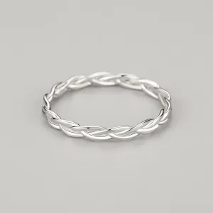 Inel din argint Simple Chain Band
