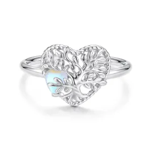 Inel reglabil din argint Perfect Heart