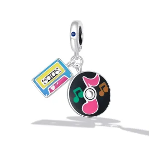 Talisman din argint Colorful Tape Record