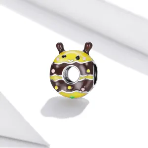 Talisman din argint Enamel Bee