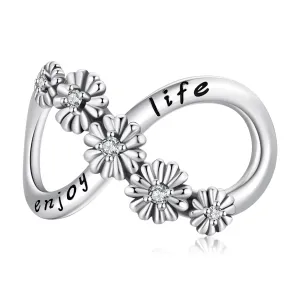Talisman din argint Infinite Enjoy Life