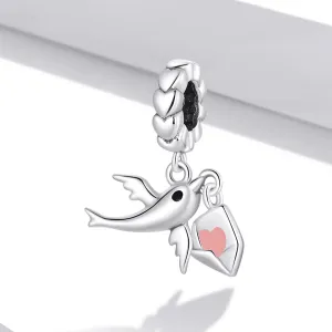 Talisman din argint Lovely Pigeon