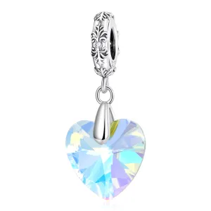 Talisman din argint Mini Shiny Heart